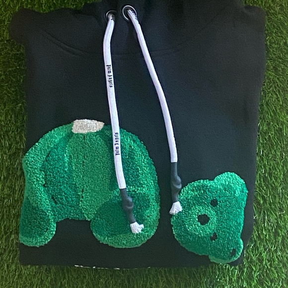 Palm angels teddy bear hoodie